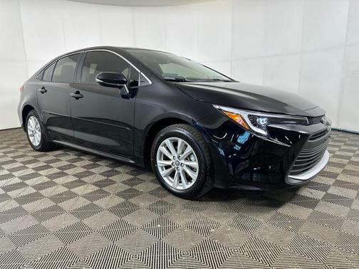 Midnight Black Metallic 2026 Toyota Corolla Hybrid XLE