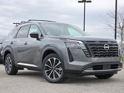 Gun Metallic 2026 Nissan Pathfinder Platinum