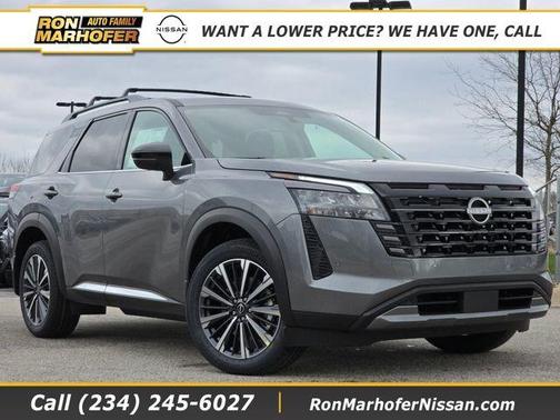 Gun Metallic 2026 Nissan Pathfinder Platinum SUV