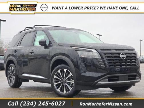Super Black 2026 Nissan Pathfinder Platinum