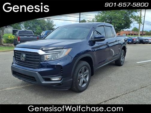 Obsidian Blue Pearl 2022 Honda Ridgeline RTL