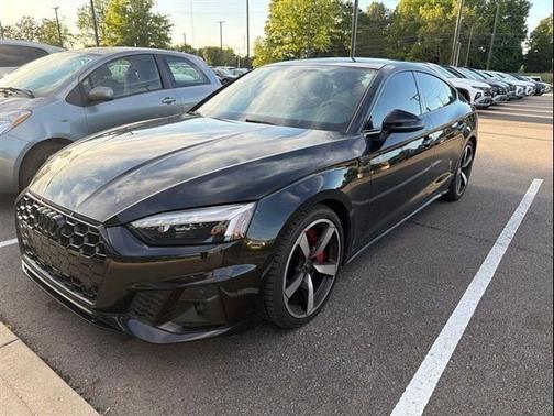 Black Metallic 2024 Audi A5 Sportback 45 S line Premium Plus