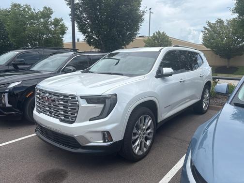 White Frost Tricoat 2024 GMC Acadia Denali
