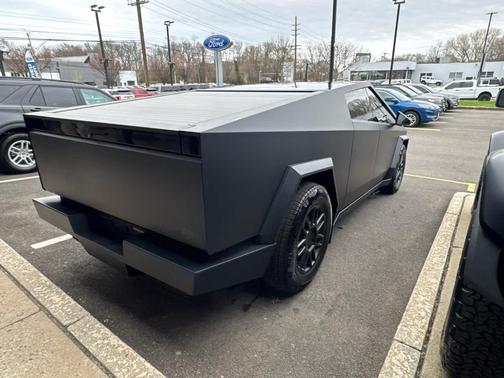 Silver 2025 Tesla Cybertruck Cyberbeast