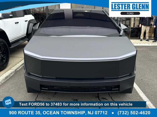 Silver 2025 Tesla Cybertruck Cyberbeast