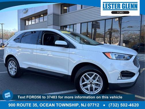 Oxford White 2023 Ford Edge SEL