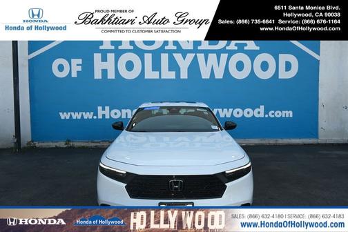 Platinum White Pearl 2025 Honda Accord Hybrid