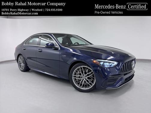 Lunar Blue Metallic 2023 Mercedes-Benz AMG C 43 4MATIC
