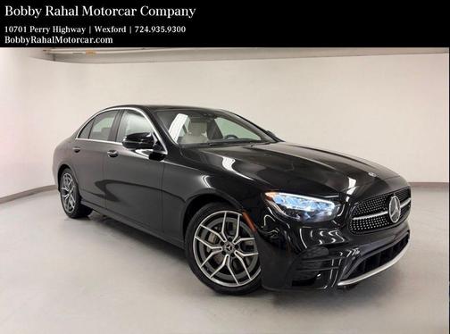 Black 2021 Mercedes-Benz E-Class 4MATIC