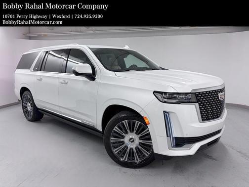 Crystal White Tricoat 2022 Cadillac Escalade ESV Premium Luxury
