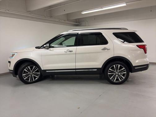 White Platinum 2018 Ford Explorer Platinum