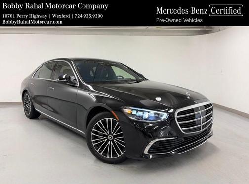 Black 2024 Mercedes-Benz S-Class 4MATIC