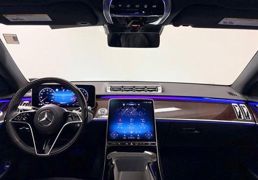 Black 2024 Mercedes-Benz S-Class 4MATIC