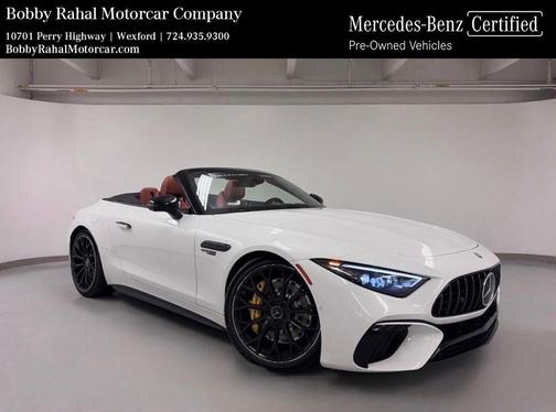 White 2022 Mercedes-Benz AMG SL 63 Base