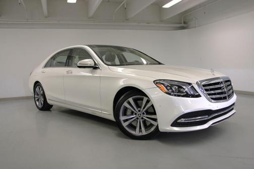 designo Diamond White Metallic 2019 Mercedes-Benz S-Class 4MATIC