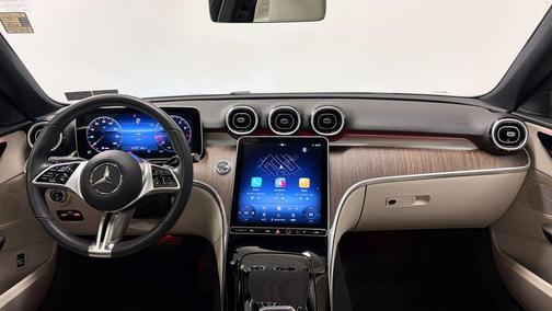 Black 2025 Mercedes-Benz C-Class C 300 4MATIC
