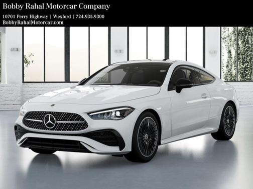 Polar White 2026 Mercedes-Benz CLE 300 4MATIC Coupe