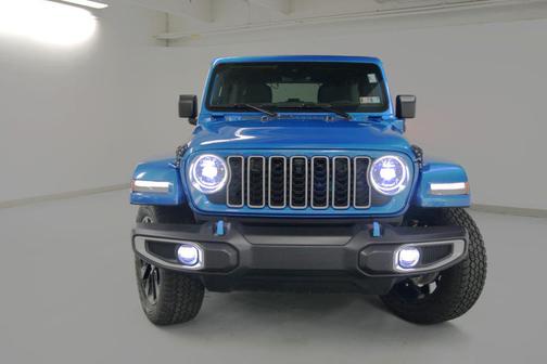 Hydro Blue Pearlcoat 2024 Jeep Wrangler 4xe Sahara