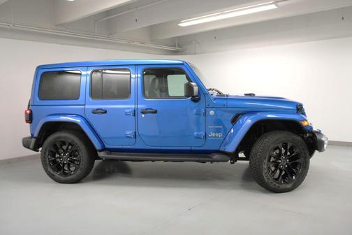 Hydro Blue Pearlcoat 2024 Jeep Wrangler 4xe Sahara