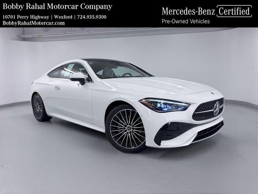 Polar White 2026 Mercedes-Benz CLE 300 4MATIC Coupe