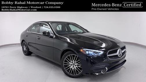 Black 2025 Mercedes-Benz C-Class C 300 4MATIC