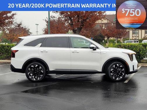 Glacial White Pearl 2026 Kia Sorento EX