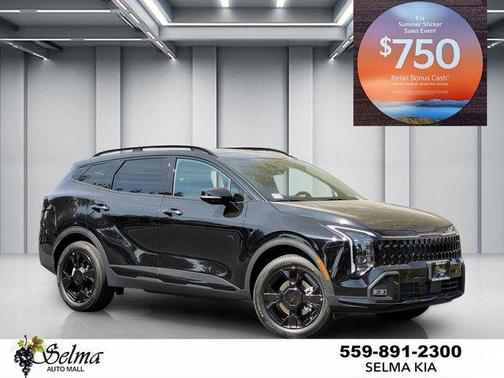 Ebony Black 2026 Kia Sportage X-Line