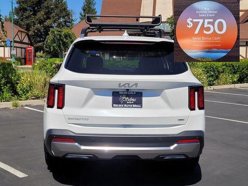 Snow White Pearl 2026 Kia Sorento Hybrid EX
