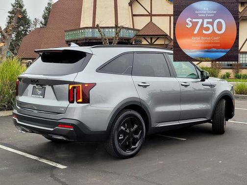 Steel Gray 2026 Kia Sorento Hybrid SX Prestige