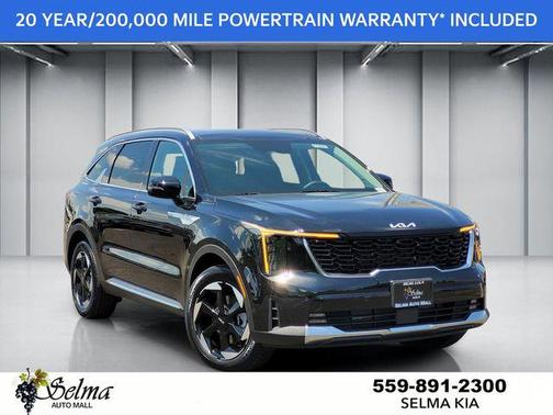 Aurora Black Pearl 2026 Kia Sorento Hybrid EX