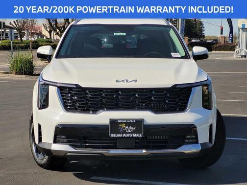 Snow White Pearl 2026 Kia Sorento Hybrid EX