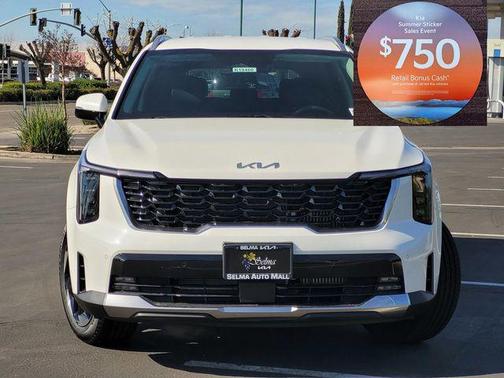 Snow White Pearl 2026 Kia Sorento Hybrid EX