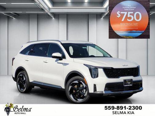 Snow White Pearl 2026 Kia Sorento Hybrid EX