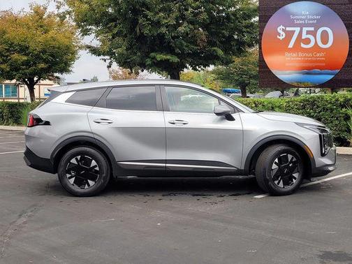 Steel Gray 2026 Kia Sportage Hybrid LX