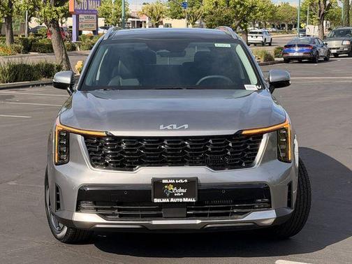 Steel Gray 2026 Kia Sorento Hybrid EX