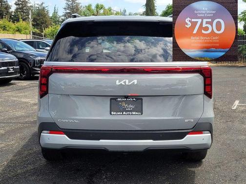 Ceramic Silver 2026 Kia Carnival Hybrid EX
