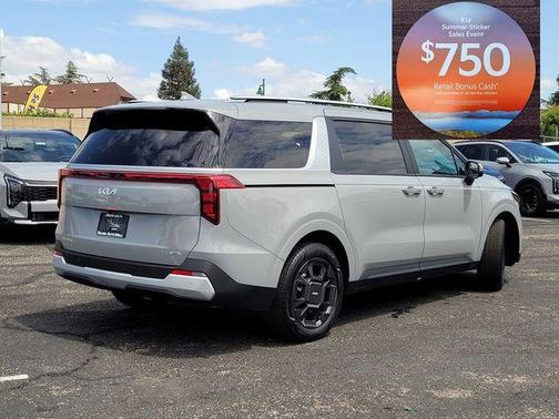 Ceramic Silver 2026 Kia Carnival Hybrid EX