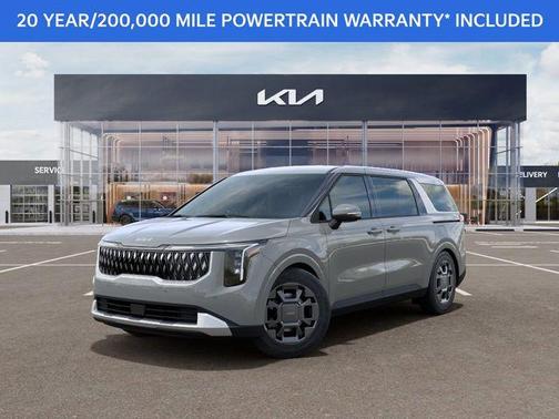 Ceramic Silver 2026 Kia Carnival Hybrid EX