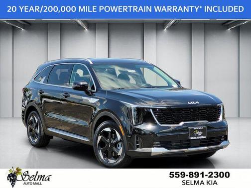 Aurora Black Pearl 2026 Kia Sorento Hybrid EX