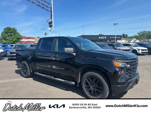 Black 2024 Chevrolet Silverado 1500 Custom