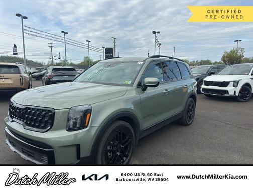 Jungle Green 2025 Kia Telluride SX X-Line