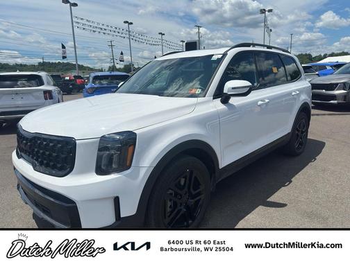 Glacial White Pearl 2025 Kia Telluride EX X-Line
