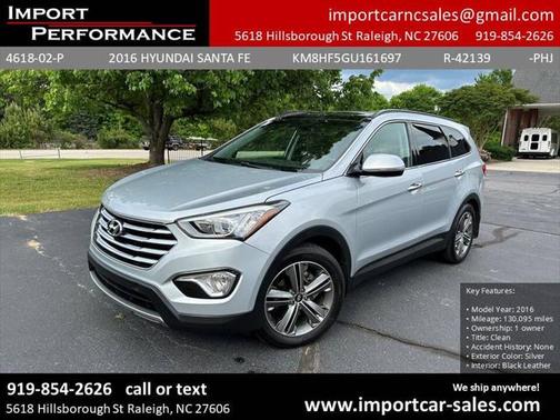 2016 Hyundai SANTA FE Limited