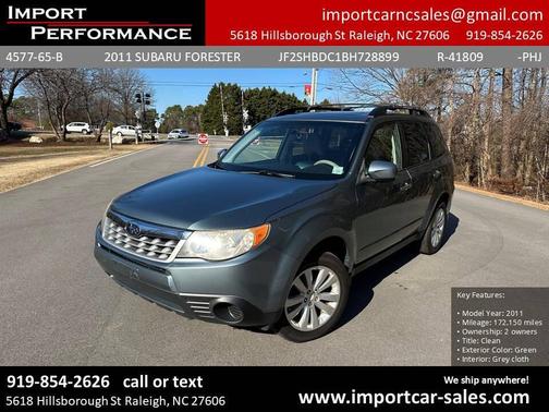 2011 Subaru Forester 2.5 X Premium