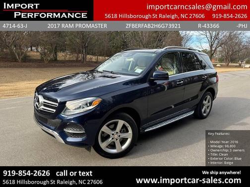 2016 Mercedes-Benz GLE-Class GLE 350 4MATIC
