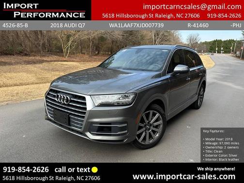 2018 Audi Q7 3.0T Premium Plus
