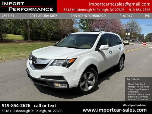 2012 Acura MDX 3.7L