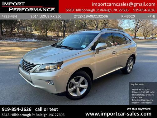 2014 Lexus RX 350 Base