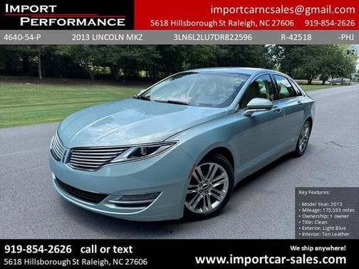 2013 Lincoln MKZ Hybrid Base