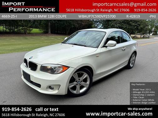 2013 BMW 128 128i 2dr Coupe